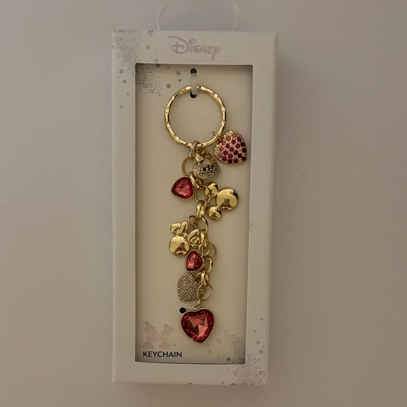 Disney Accessories - ☀️Disney Mickey & Minnie Mouse bag charm with hearts
